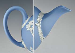 Blue English Jasperware Wedgwood Teapot Good Condition  