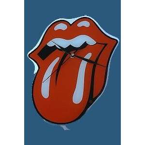 Rolling Stones   Logo Glass Wanduhr: Rolling Stones: .de: Musik