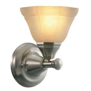 Hampton Bay Pewter 1 Light Sconce CDS8411 at The Home Depot