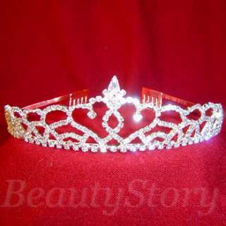 ADDL Item FREE SHIPPING rhinestone crystal crown tiara headband 
