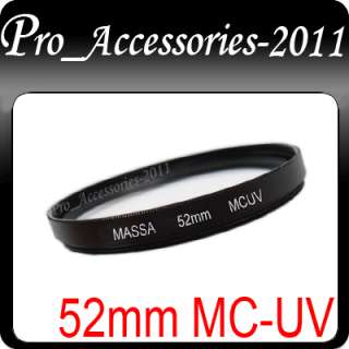 52mm MC UV filter lens Protector Multi Coated for Canon  