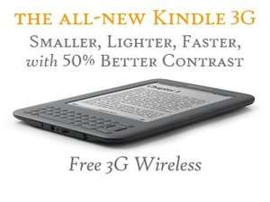 Kindle 3G, Free Wi Fi and Global 3G,Graphite World Ship SOLD OUT ON 
