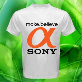 SONY MAKE BELIEVE LOGO men t shirt S M L XL XXL XXXL  