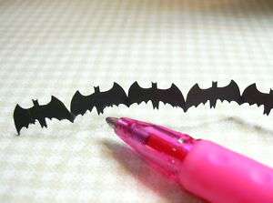 Miniature Halloween Black Bat Decoration DOLLHOUSE  