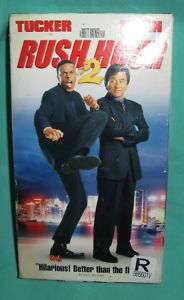 Rush Hour 2 VHS Movie Chris Tucker Jackie Chan 2001  