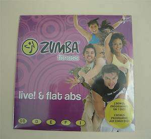   ZUMBA LIVE & FLAT ABS FITNESS DVD NEW & SEALED