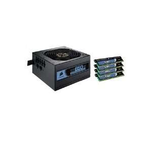  Corsair HX650W Power Supply Bundle Electronics