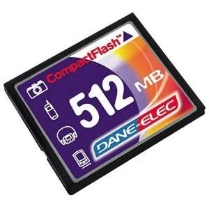  Dane Elec 512 MB Compact Flash Memory Card: Electronics