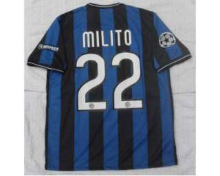 MILITO 22 INTER maglia finale champions league 2010 argentina shirt