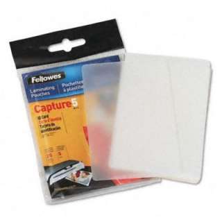 Fellowes 5mil Unpunched ID Card Laminating Pouches 25pk 077511520075 