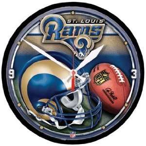  NFL St Louis Rams Wall Clock: Home & Kitchen