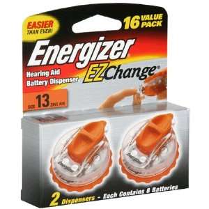 Energizer EZ Change Hearing Aid Battery Dispenser, 1.4 Volts, Size 13 