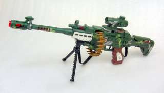 Maschinengewehr Spielzeug Gewehr 62 cm Spielzeug Licht Sound Vibration 