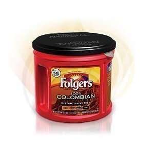 Folgers 100% Colombian Blend Ground Coffee, 35 oz Can [Misc.] [Misc.]