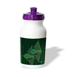  SmudgeArt Fractal Art Designs   Angel Fish   Water Bottles 