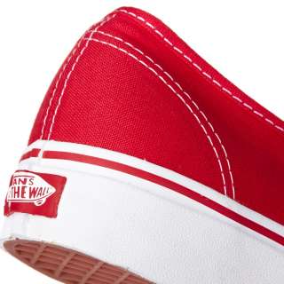 VANS Authentic Red Canvas Shoes Scarpe rosse tela 42 42,5 43 44 45 