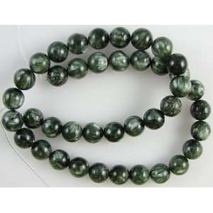  10mm Russian seraphinite round beads beads 16 strand 