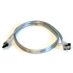  SATA2 Cables w/Locking Latch / Silver   36 Inches (90 
