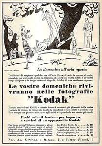 Pubblicità KODAK FOTOGRAFICA Advertising Werbung Publicité 1930 