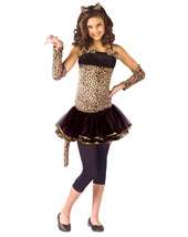 Girls Wild Cat Child Costume
