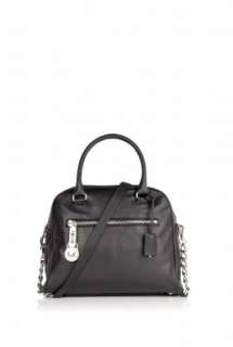 MICHAEL Michael Kors  Black And Silver Knox Large Satchel by MICHAEL 