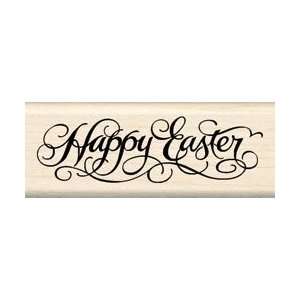  Inkadinkado Mounted Rubber Stamp Fancy Happy Easter; 2 