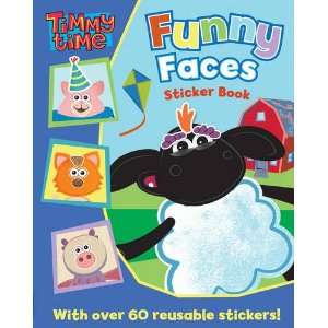 Timmy Time Funny Faces Sticker Book (9781405251402): Books