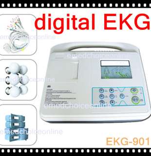   Portable 1 channel 12 lead Electrocardiograph ECG/EKG Machine  