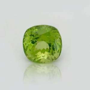  Peridot Green facet Cushion Cut 3.13 ct Natural Gemstone Jewelry