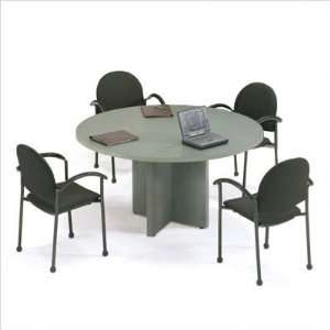  42 Diameter Bull Nose Round Top Gathering Table with X Base 