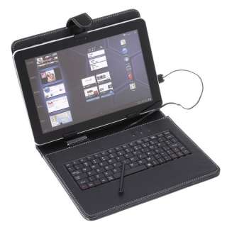 Leather Case Smart Cover USB Keyboard Protective For 9.7 inch Tablet 
