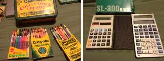 Vintage Junk Drawer Lot   School and Office supplies pencil 