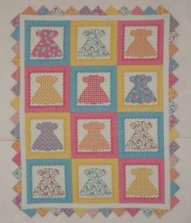 Timeless Treasures DOLL DRESSES & PINAFORES PANEL fabric So Cute 