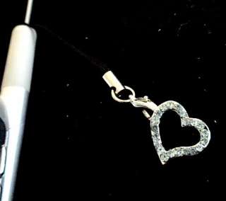Cell Phone & PDA Charm Strap Dangle Small Blue Heart  