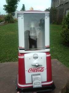 Vintage Victor V *Coca Cola* Gumball Candy Peanut machine man cave 