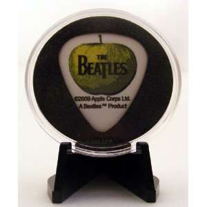 The Beatles Apple Logo Guitar Pick With Made In USA Display Case 