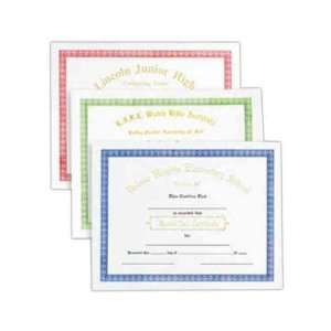  Certificate of Appreciation   Stock certificate with foil 