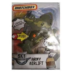  Matchbox Sky Busters   Missions Army Airlift Toys & Games