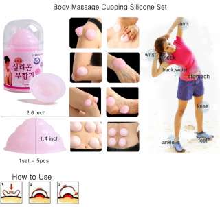 Oriental Medical Body Massage Silicone Cupping Set  