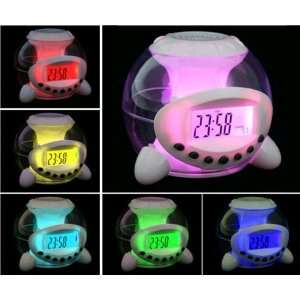  Sound 7 Color Changing Light Alarm Clock,led Electric Alarm Clock 
