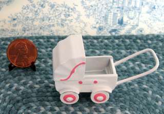 Baby Carriage~stroller~PRAM~dollhouse OTT DOLLS christmas TOY to play 