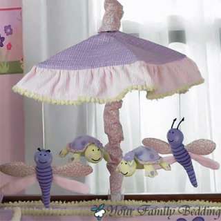 Baby Girl Turtle Comforter Crib Kid Nursery Bedding Set  