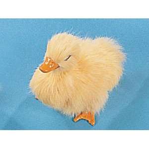  4 Duckling Baby Duck Furry Animal Figurine: Toys & Games