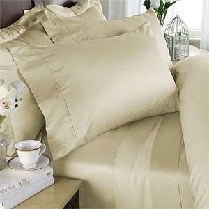  8PC Full 1000 Thread Count Bed In a Bag   Ivory Solid 