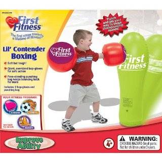 First Fitness Lil Contender Punching Bag and Bop Gloves