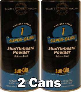 Sun Glo #1 Super Glide Shuffleboa​rd Table Powder Wax 2  