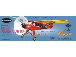 Guillows RP 602 PIPER CUB 95 Balsa Flying model Kit NIB  