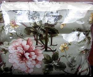  YORKSHIRE ROSE Floral Full Queen Duvet Comforter Cover $335  