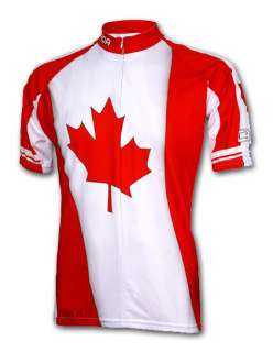 Canada Flag Cycling Jersey XL bicycle bike Mens New  