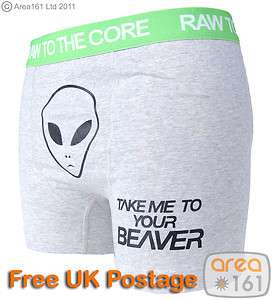Xplicit Funny Alien Face Novelty Boxer Shorts  